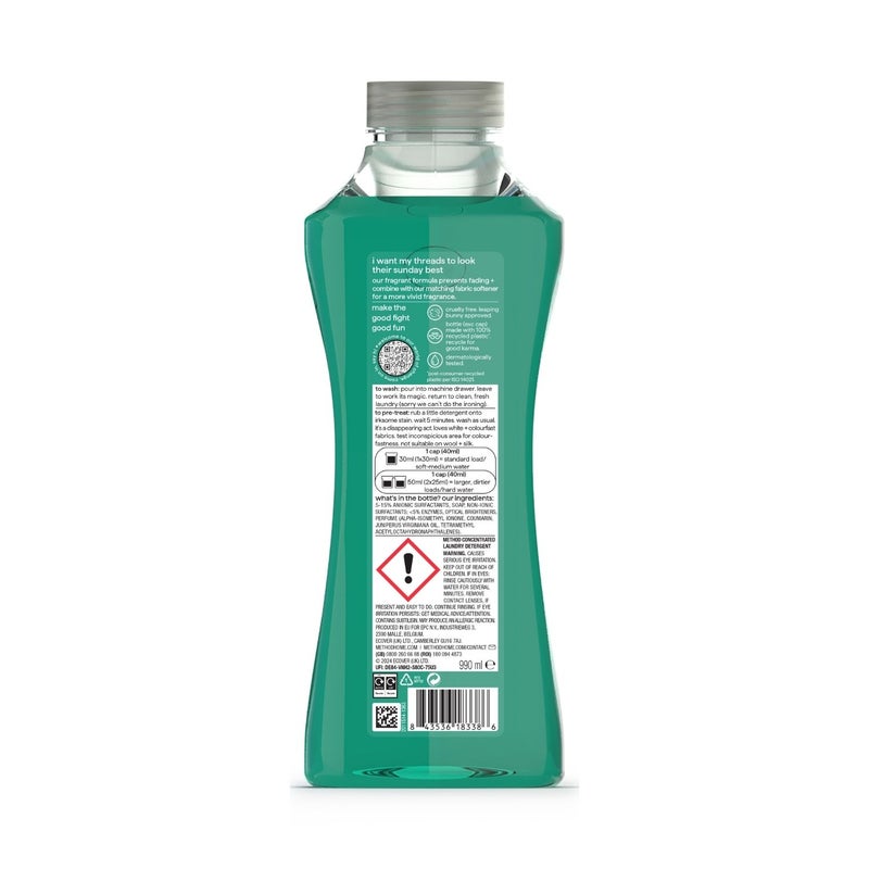 Method Laundry Liquid, Revives Colors & Fights Tough Stains, Fresh Coconut Scent - 990 ml - Image 2